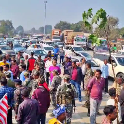 झारखंड बंद का असर: जमशेदपुर–रांची एनएच पर 5 घंटे तक जाम, हजारों वाहन फंसे, यात्री रहे परेशान