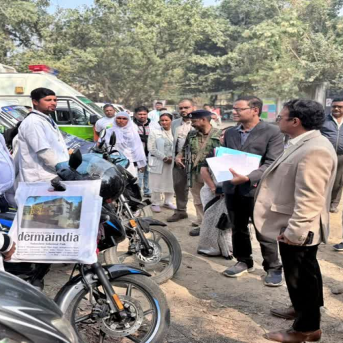साहिबगंज के पहाड़ियां गांव में शुरू होगी ओपीडी सेवा, डीसी ने एम्बुलेंस की फिटनेस परखी