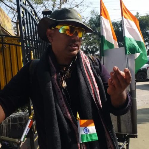 साइकिल से राष्ट्र निर्माण का संदेश: विकसित भारत और नशा-मुक्ति अभियान के साथ देश भ्रमण पर निकले हरियाणा के दीपक