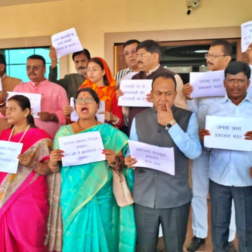 बजट सत्र के 10वें दिन BJP का हमला, अफसरशाही और भ्रष्टाचार के खिलाफ जमकर नारेबाजी