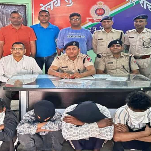 रांची में आरपीएफ की बड़ी कार्रवाई: रेलवे संपत्ति चोरी का भंडाफोड़, 4 आरोपी गिरफ्तार, एक नाबालिग हिरासत में