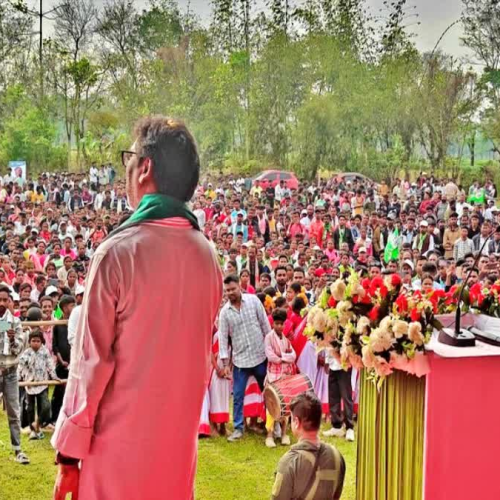 असम के आदिवासियों के न्याय का मुद्दा राजनीति से ऊपर: हेमंत सोरेन ने टिंगखोंग में की चुनावी सभा, संवैधानिक अधिकार की मांग पर जोर