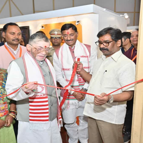 रांची में स्वदेशी की गूंज: सांसद सांस्कृतिक महोत्सव-सह-स्वदेशी मेला 2026 का भव्य शुभारंभ