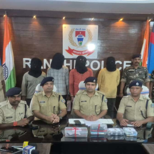 रांची पुलिस की बड़ी कार्रवाई, लूट और चेन स्नैचिंग कांड का खुलासा