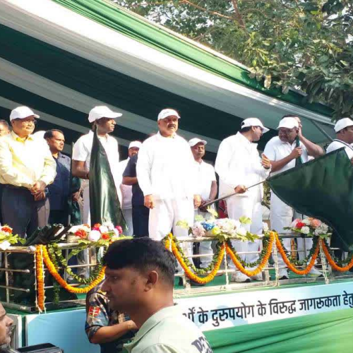 मोरहाबादी में नशामुक्ति जागरूकता मैराथन का आयोजन, मंत्री सुदिव्य कुमार ने युवाओं को दिलाई शपथ