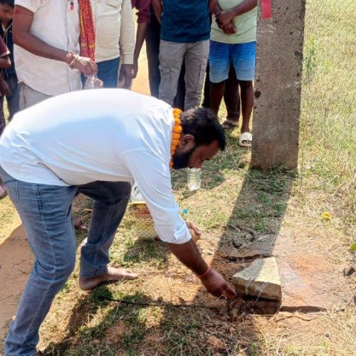विधायक सुदीप गुड़िया के प्रयास से बासकी गांव में लगा ट्रांसफार्मर,ग्रामीणों में खुशी।