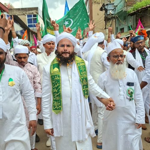 ईद-ए-मिलाद-उन-नबी पर जश्न, खूंटी में निकला भव्य जुलूस।