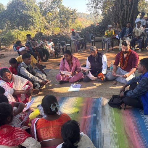 मनरेगा बचाओ संग्राम के तहत तीनतिला  पंचायत के ग्राम कोपे में नुक्कड़ सभा आयोजित