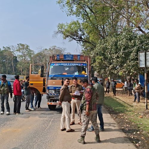 कुंजला में वन विभाग की बड़ी कार्रवाई, नारियल लदे ट्रक से गांजा तस्करी का खुलासा