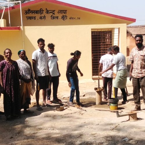 कर्रा के बक्सपुर पंचायत में जल संकट दूर, तीन चापानलों की मरम्मत से ग्रामीणों में खुशी