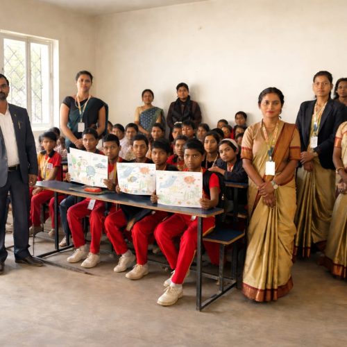 कर्रा के चाणक्य पब्लिक स्कूल, लोधमा में भव्य ड्राइंग प्रतियोगिता, प्रतिभाओं को किया गया सम्मानित