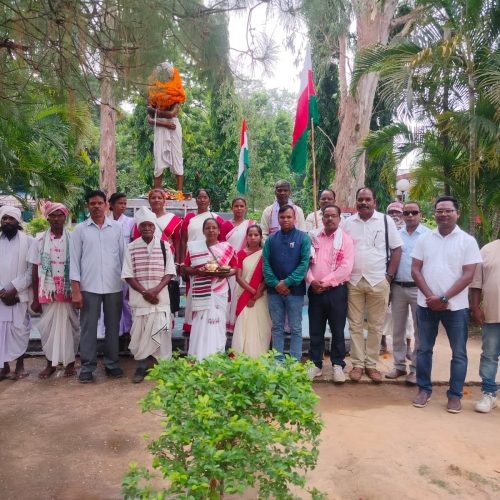 खूंटी में धरती आबा भगवान बिरसा मुंडा की 126वीं पुण्यतिथि पर श्रद्धांजलि कार्यक्रम