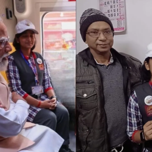 दारु की बेटी एन्वी सिन्हा ने PM मोदी को सुनाई कविता, प्रधानमंत्री ने की जमकर सराहना
