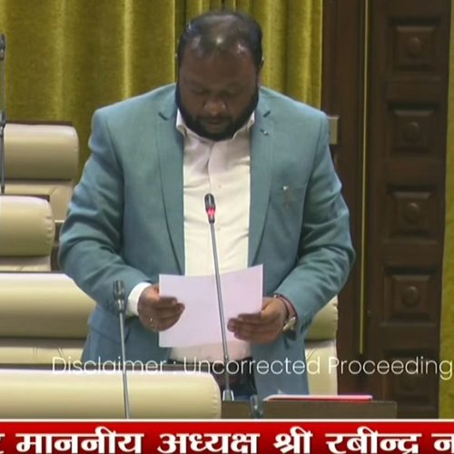 सुदीप गुड़िया ने सदन में रखी मांग,पर्यटन स्थलों को जोड़ने वाली जर्जर सड़क का हो पुनर्निर्माण