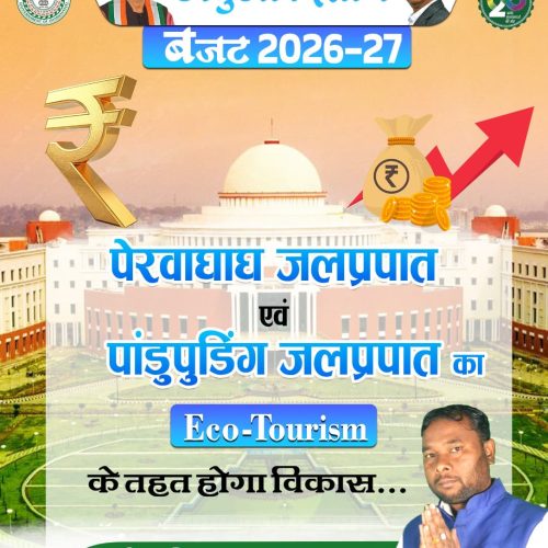 तोरपा विधायक सुदीप गुड़िया के प्रयास रंग लाए, पेरवा घाघ और पांडा पुडिंग जलप्रपात का होगा इको टूरिज्म के तहत विकास