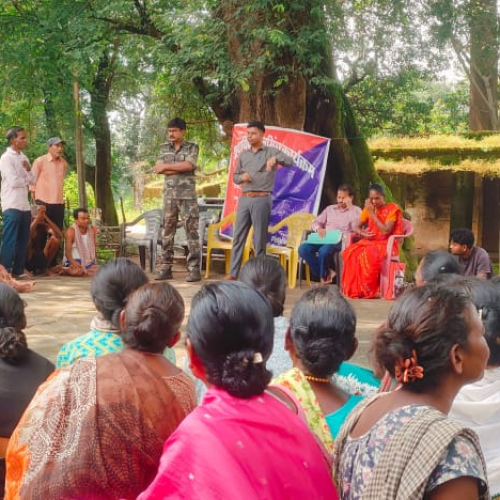 रानियाँ में सामुदायिक पुलिसिंग के तहत ग्राम सभा, ग्रामीणों को जागरूक किया