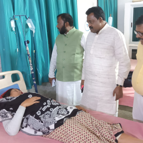 झामुमो नेत्री शिशिर तोपनो की तबीयत बिगड़ी, विधायक सुदीप गुड़िया ने लिया हालचाल