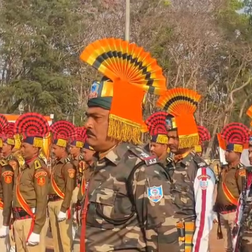 77th Republic Day 2026  : गणतंत्र दिवस को लेकर फुल ड्रेस रिहर्सल, प्लाटूंस ने परेड में मोहा मन