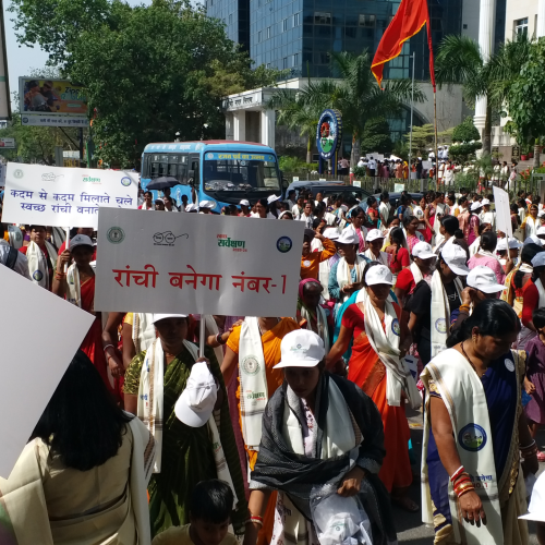 स्वच्छ रांची के संकल्प के साथ निकली ‘स्वच्छांदोलन रैली’, जनभागीदारी से गूंजा शहर