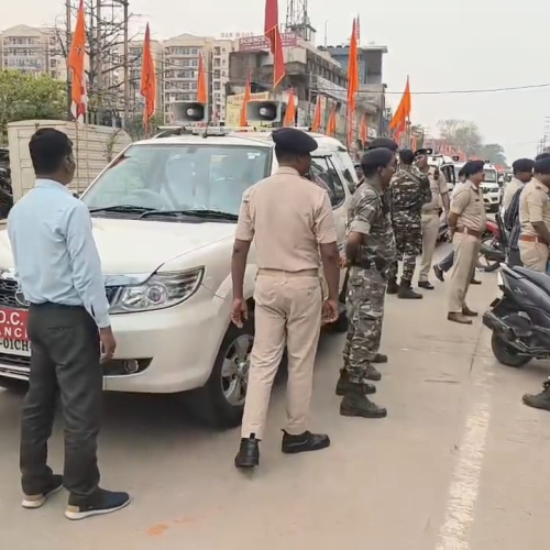 रांची और बोकारो में रामनवमी को लेकर हाई अलर्ट, सुरक्षा के कड़े इंतजाम और उपद्रवी तत्व चिन्हित