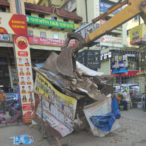 गिफ्ट डीड की जमीन पर रांची नगर निगम की सख्ती: अवैध अतिक्रमण पर लगातार कार्रवाई, ब्लैकलिस्टिंग की चेतावनी