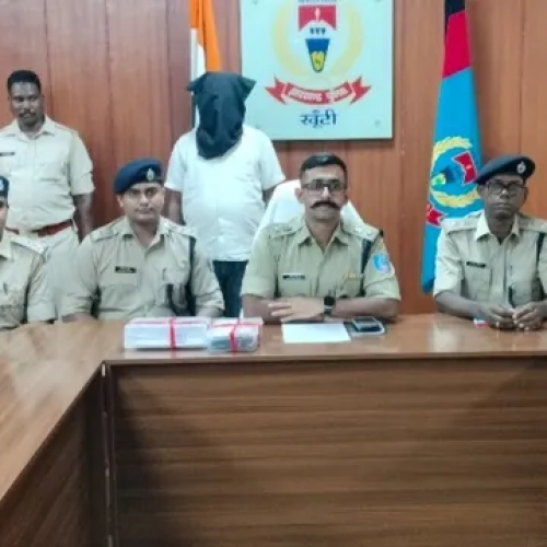 खूंटी में PLFI का कुख्यात उग्रवादी राजेश महतो गिरफ्तार, NIA केस में भी था आरोपी