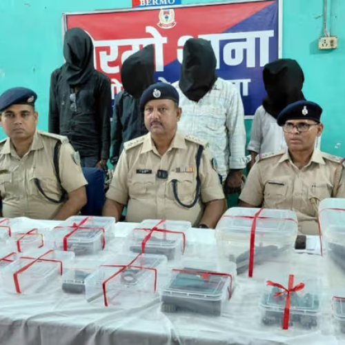 बोकारो में मिनी गन फैक्ट्री का खुलासा: फुसरो में पुलिस की बड़ी कार्रवाई, 4 आरोपी गिरफ्तार