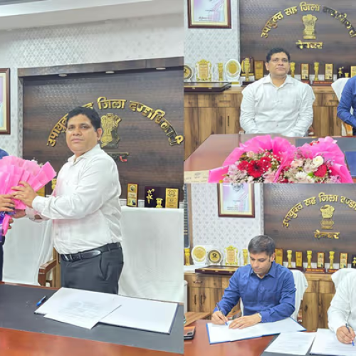 देवघर के नए डीसी सौरभ कुमार भुवानिया ने संभाला पदभार, श्रावणी मेले की तैयारियों को बताया पहली प्राथमिकता
